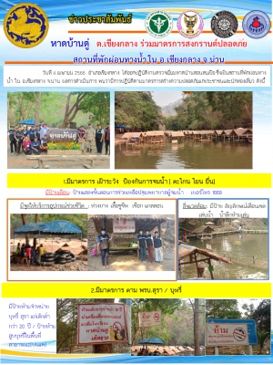 ชุดปฏิบัติการตรวจเยี่ยมหาด ตามมาตรการสร้างความปลอดภัย ในช่วงเทศกาลสงกรานต์ในสถานที่พักผ่อนทางน้ำ (หาดบ้านดู่) จ.น่าน 4เมษายน66